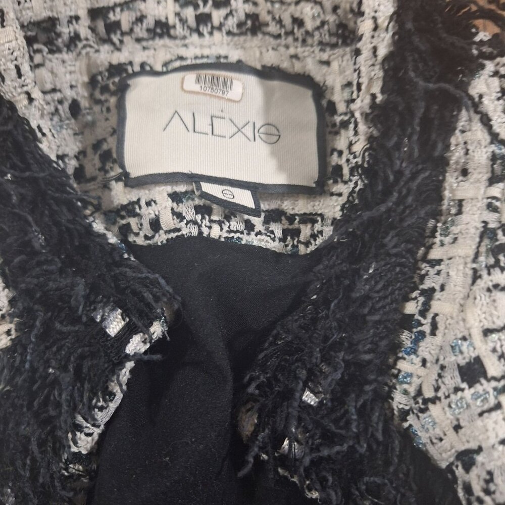 Alexis black white jacket size small - Picture 4 of 5